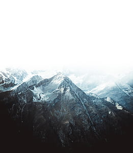 black mountain filled with snows thumbnail