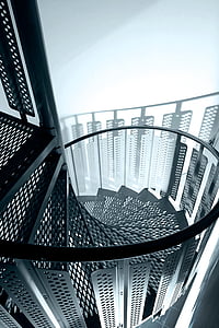 closeup photo of spiral staircase thumbnail