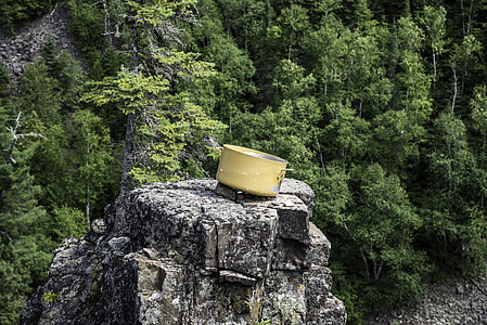 Cooking Pot on a cliff at Eagle Canyon, Ontario thumbnail