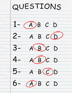 white ruled paper with black texts thumbnail