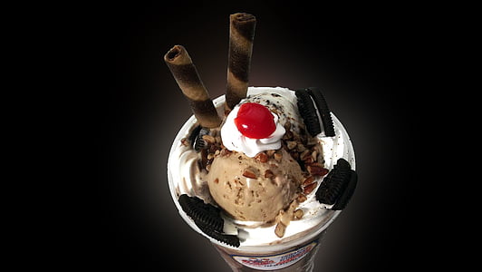 brown and white ice cream thumbnail