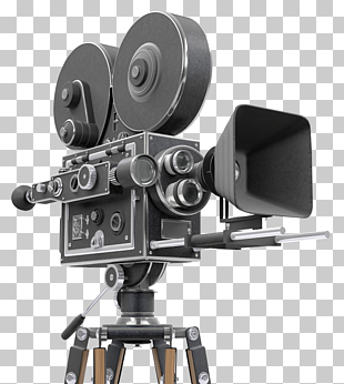 Movie camera Film Cinema, Film Camera, black video camcorder on stand PNG clipart