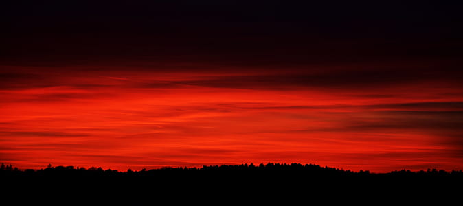 landscape photography of mountain during night thumbnail
