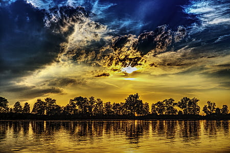 light, dawn, landscape, nature thumbnail