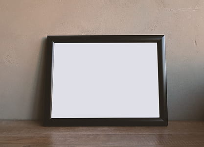 black wooden photo frame thumbnail