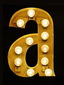 letter a with vanity lights thumbnail