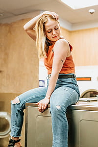 woman sitting on countertop thumbnail