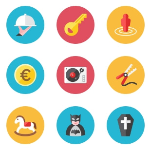 Kameleon Pack - Rounded svg vector icon sets