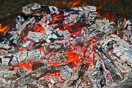 photo of burning charcoal thumbnail