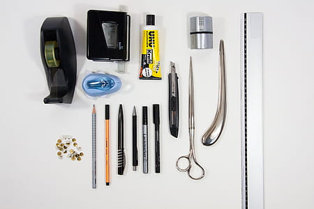 assorted pens and scissors thumbnail