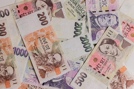 Czech crown Ceska koruna national money in Czech Republic thumbnail