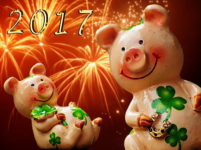 pink ceramic pigs figurines thumbnail