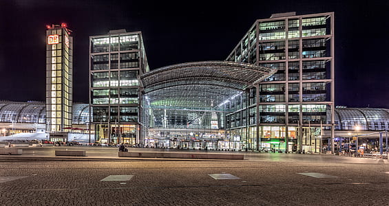 glass building near road thumbnail