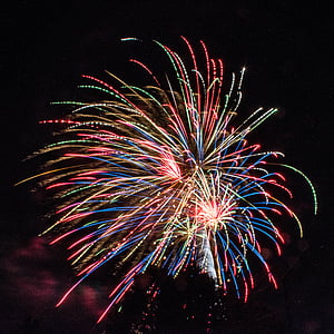 fireworks during night time thumbnail