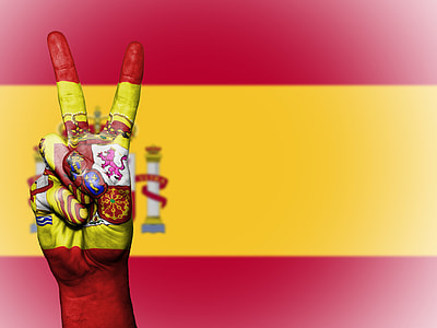red and yellow flag with peace handsign thumbnail