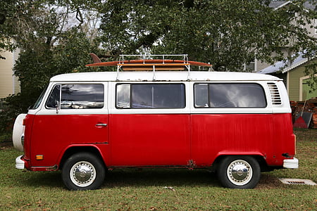 white and red van parked outdoor thumbnail
