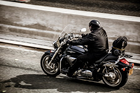 man riding on motorcycle thumbnail