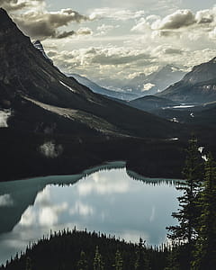 Lake Surrounded With Mountains thumbnail