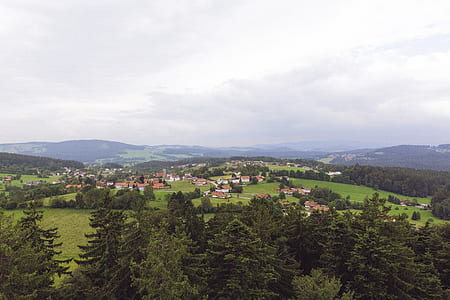 city, landscape, mountains, nature thumbnail