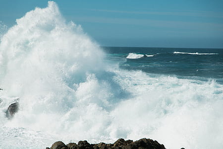 time-lapse photography of sea waves during daytime thumbnail