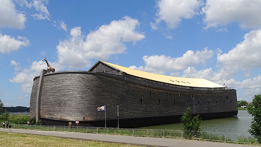 arch of Noah on body of water thumbnail