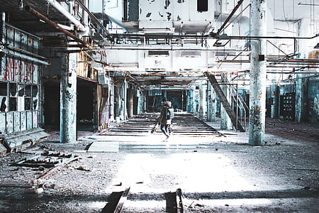person in an abandoned building thumbnail