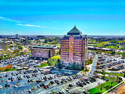aerial view photography of high rise building thumbnail