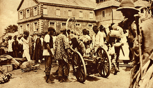 British West African Campaign troops in Freetown, Sierra Leone thumbnail