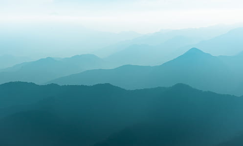 aerial photography of mountain thumbnail