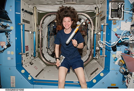 woman floating in outer spaceship thumbnail
