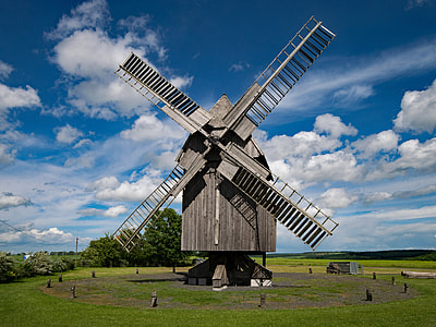 gray windmill during daytime thumbnail