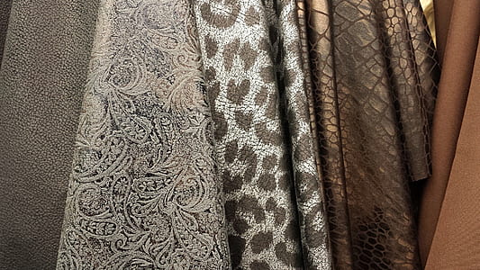 white and black textile thumbnail
