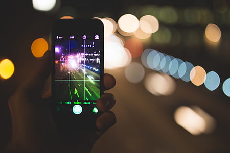 road, hand, night, iphone thumbnail