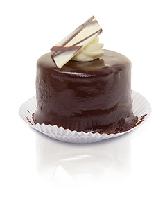 bake cake on white paper cupcake holder thumbnail