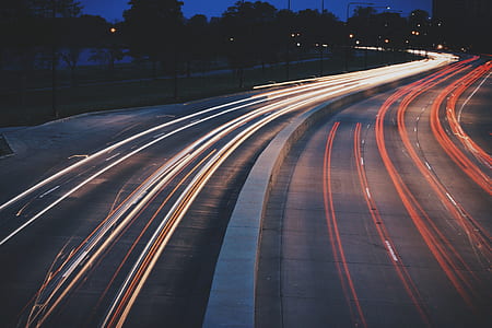 timelapse photo of the highway thumbnail