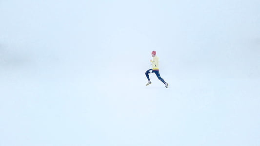 person wearing sweatshirt running thumbnail