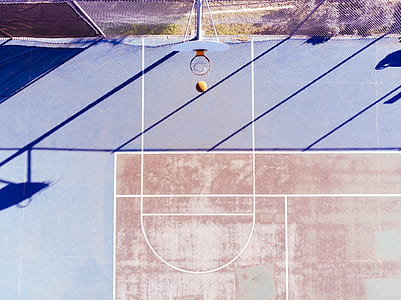 aerial photo of basketball court thumbnail