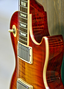 orange sunburst electric guitar thumbnail