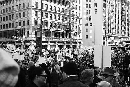 grayscaled photo of crowd thumbnail