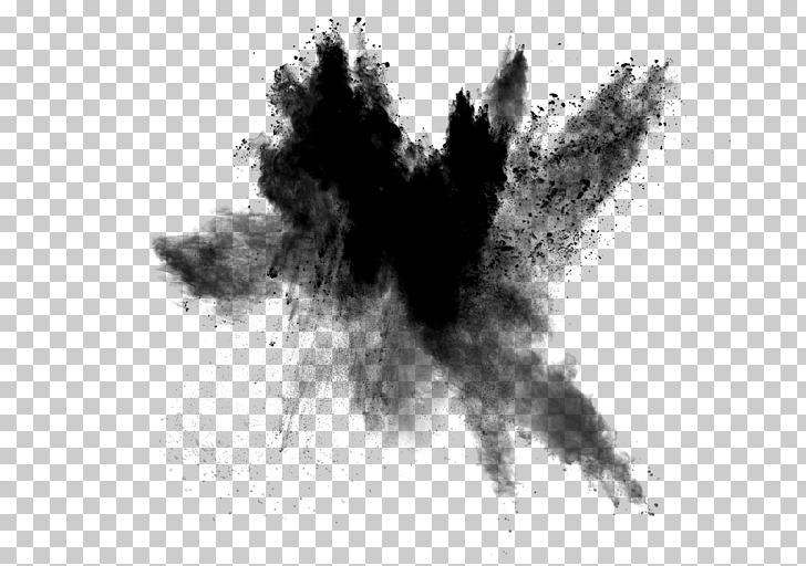 Smoke Dust, Black smoke PNG clipart