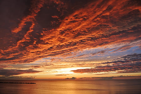 red sky during golden hour thumbnail