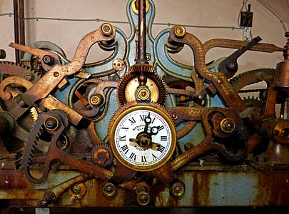wall mounted mechanical watch thumbnail