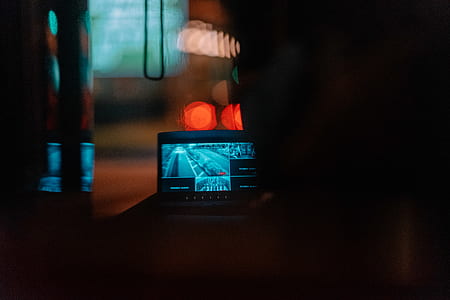 screen, monitor, night, dark thumbnail