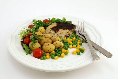 potato dish on top of white ceramic plate thumbnail