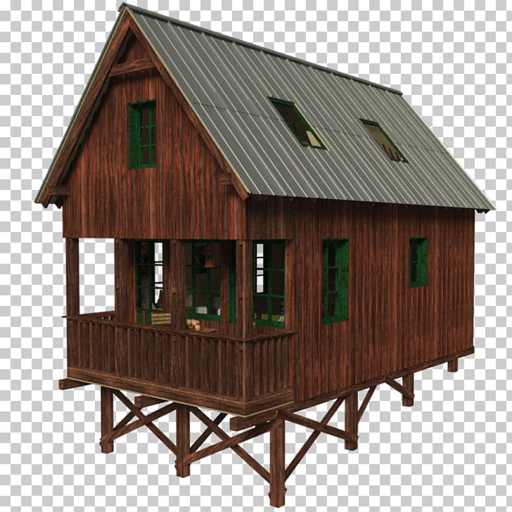 Loft House Plan Tiny House Movement Log Cabin Cabin Png Clipart