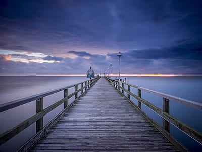 sea, dawn, nature, sunset thumbnail