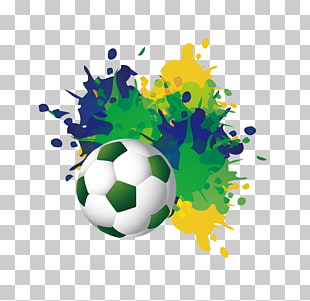 Brazil Football pitch Jersey, football, green and white soccer ball art PNG clipart