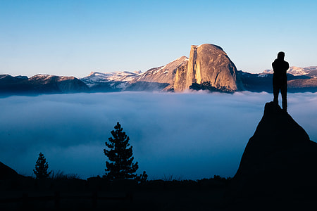 Half Dome Above the Clouds thumbnail