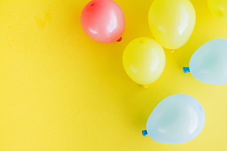yellow and blue balloons thumbnail