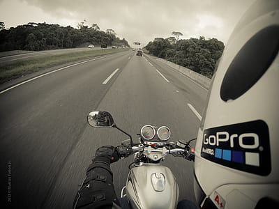 man on motorcycle riding on freeway thumbnail